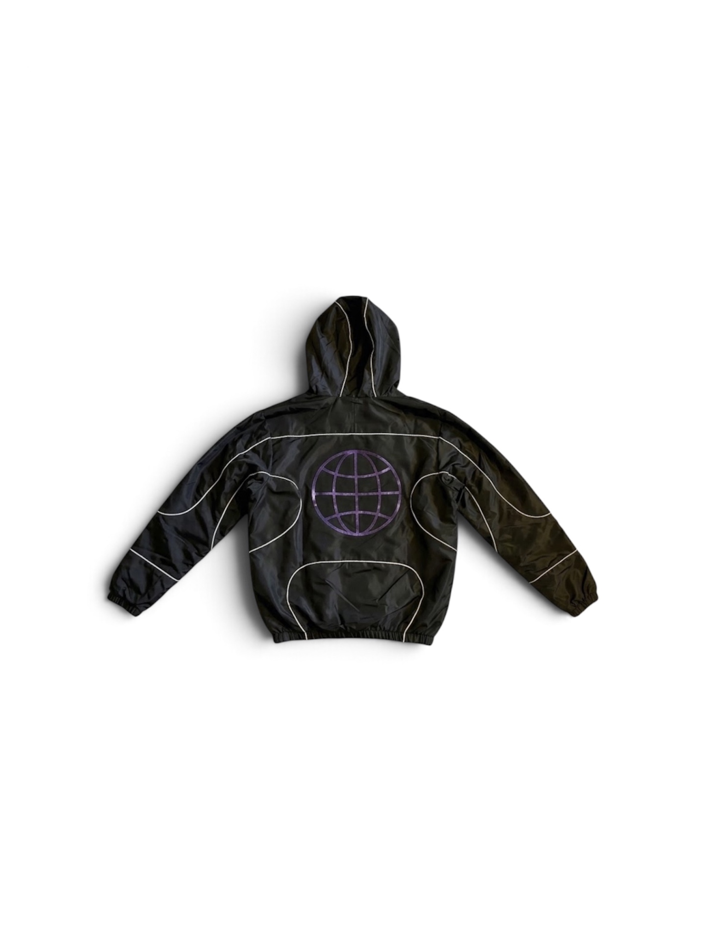 PURPL Globe Reflective Jacket back view